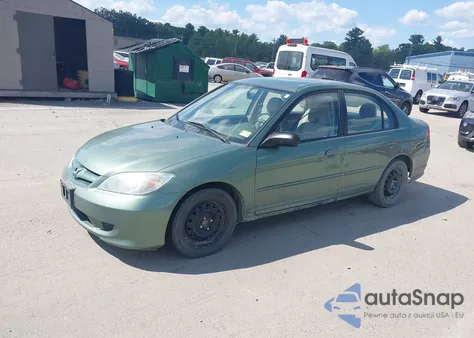 2004 Honda Civic Lx из США, поврежденный, VIN 1HGES16574L011107